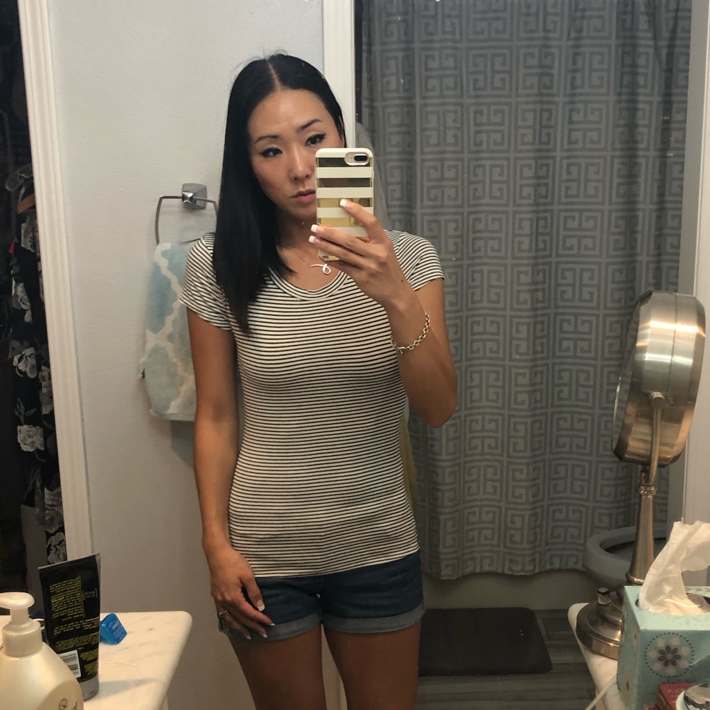 Nwot! H&M Basic Striped Tee